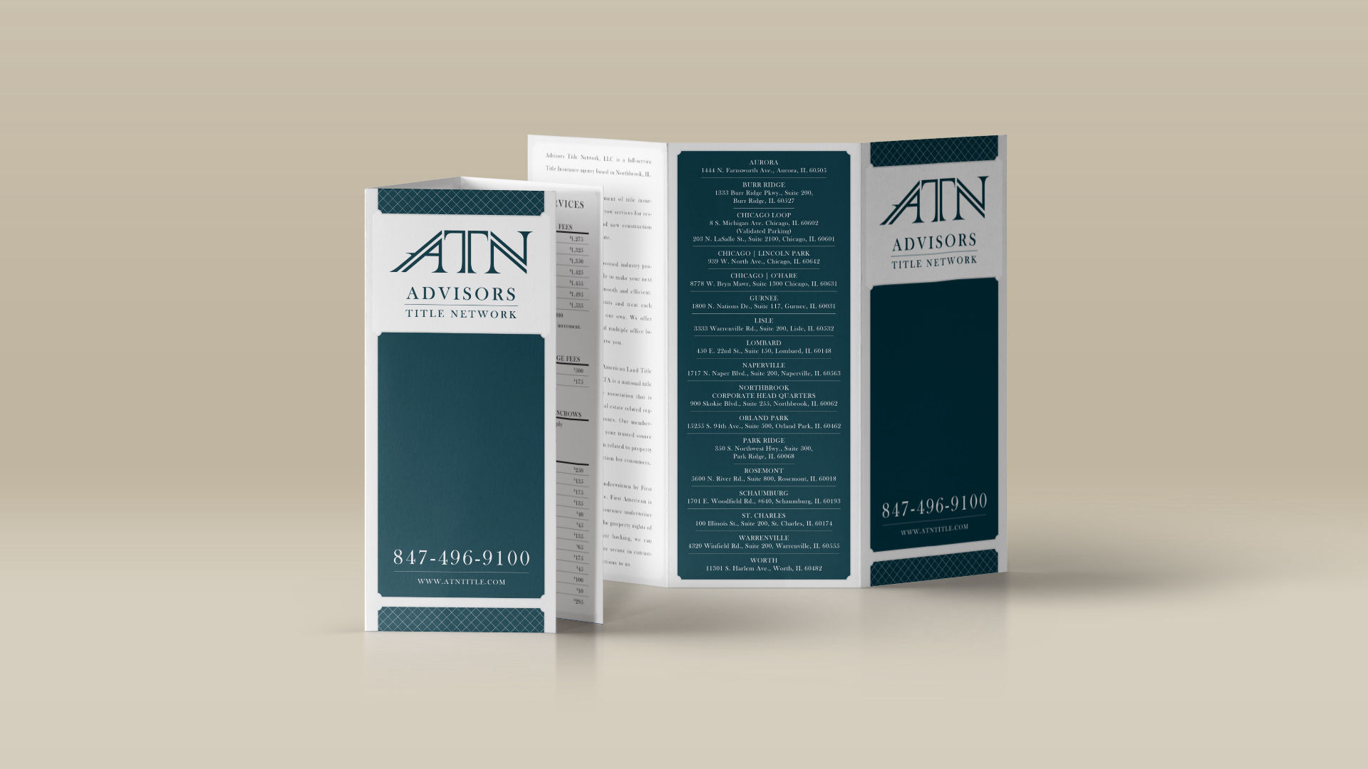 ATN Advisors Title Network Tri-fold Brochure