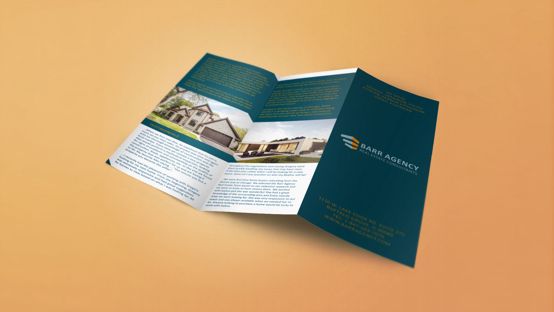 Barr Agency Z-fold Brochure