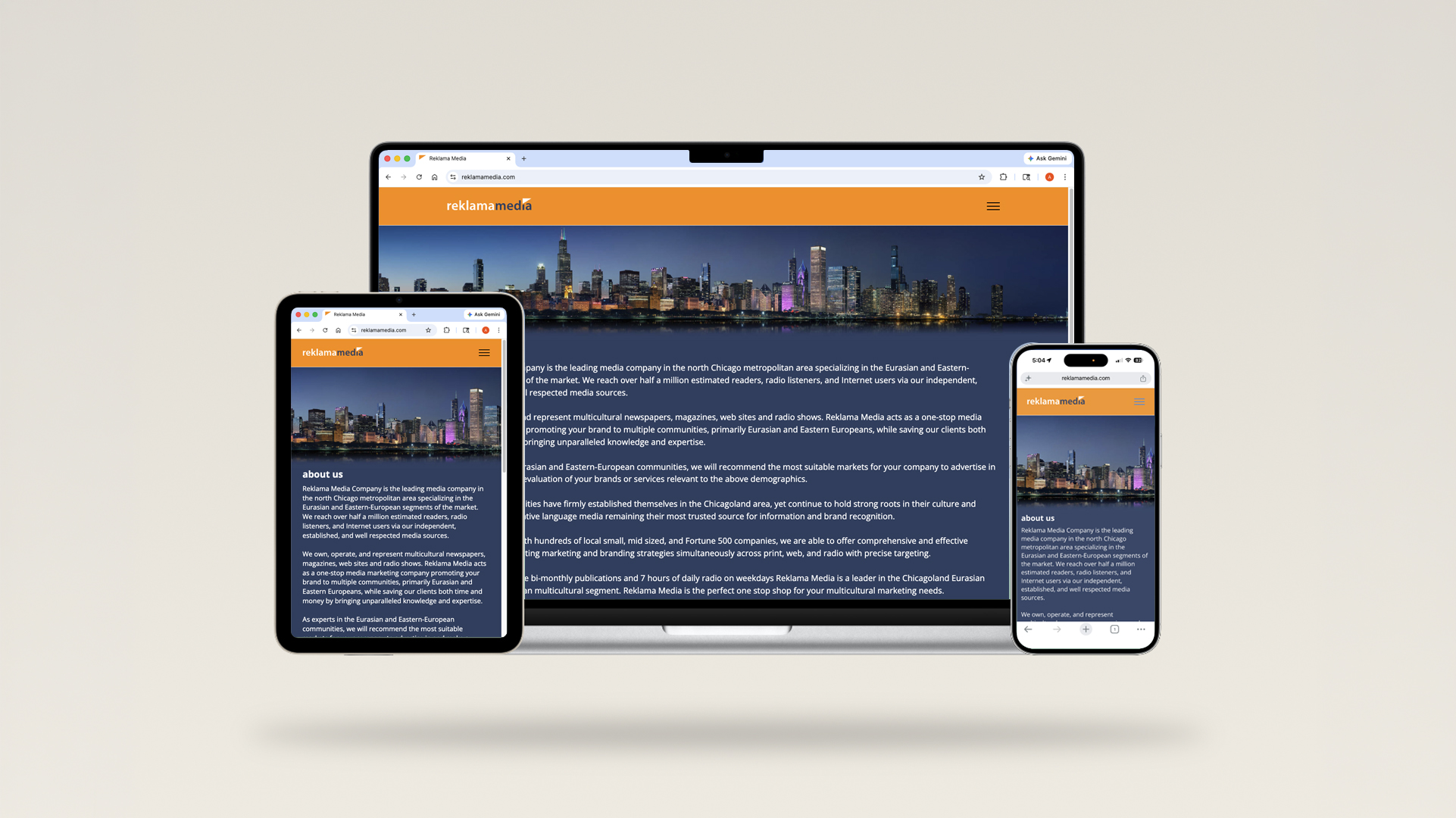 Reklama Media Website