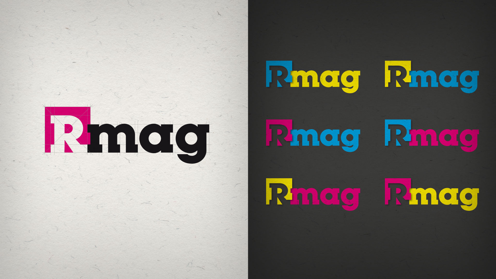 R Mag Logo Variations