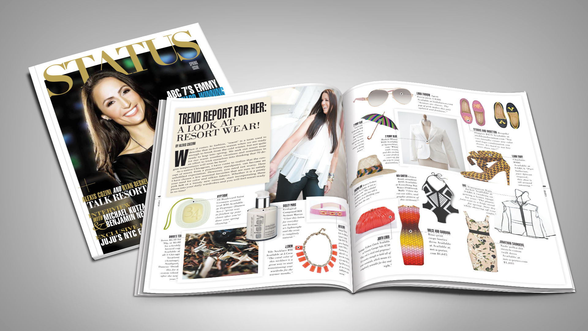 Status Magazine Cover & Spread