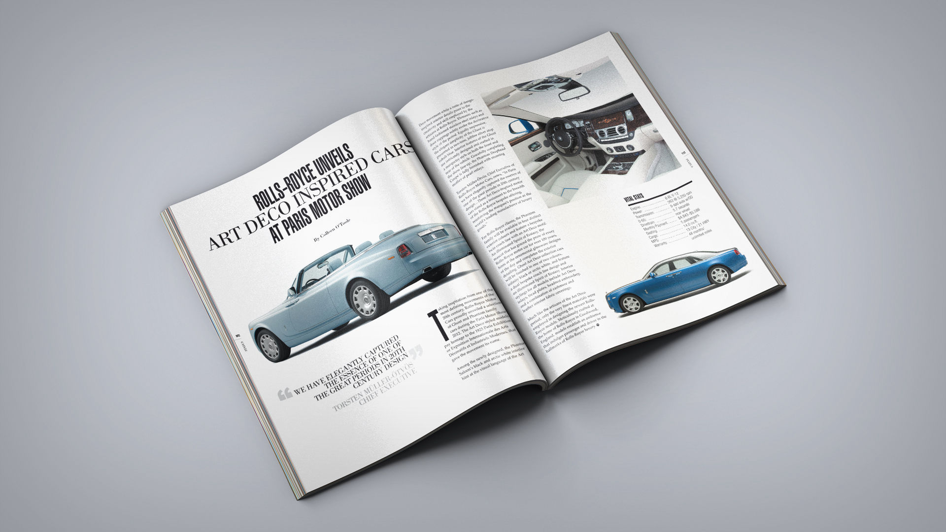 Status Magazine Spread