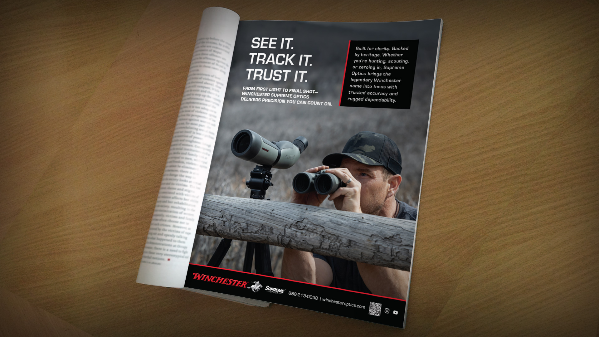 Winchester Optics Magazine Advertising